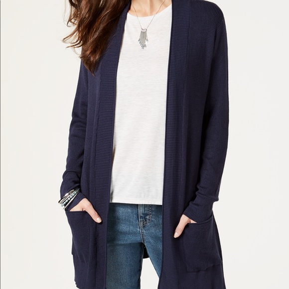 Style & Co. Sweaters - Style & Co Waffle Thermal Cardigan NWT